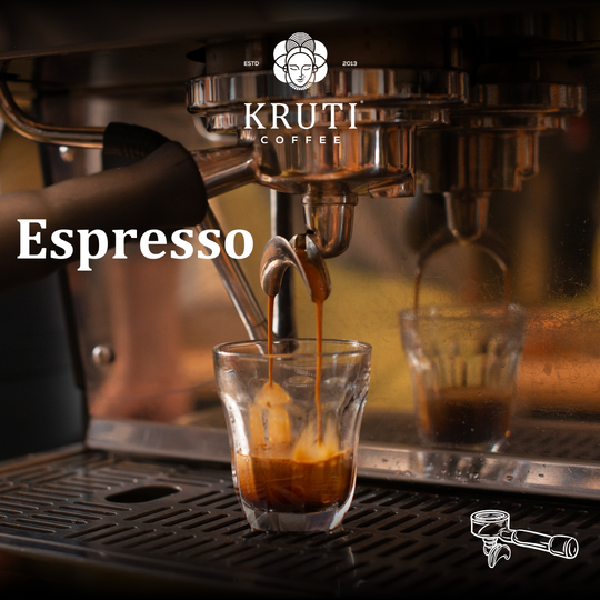 Kruti Coffee - Premium Espresso Blend( Premium Quality, Rich Flavour Profile, Medium-Dark Roast, 1 KG) - Kruti Coffee