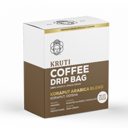 Kruti Coffee - Koraput Arabica Drip Bag | Medium Roast - Pack of 5 - Kruti Coffee