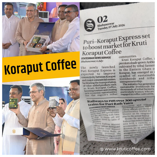 Kruti Coffee: Odisha's Homegrown Specialty Coffee Brand Transforming Koraput into a Global Coffee Destination