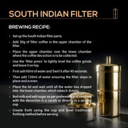 Kruti Coffee - Premium South Indian Filter Coffee Blend, Dark Roast, 250G