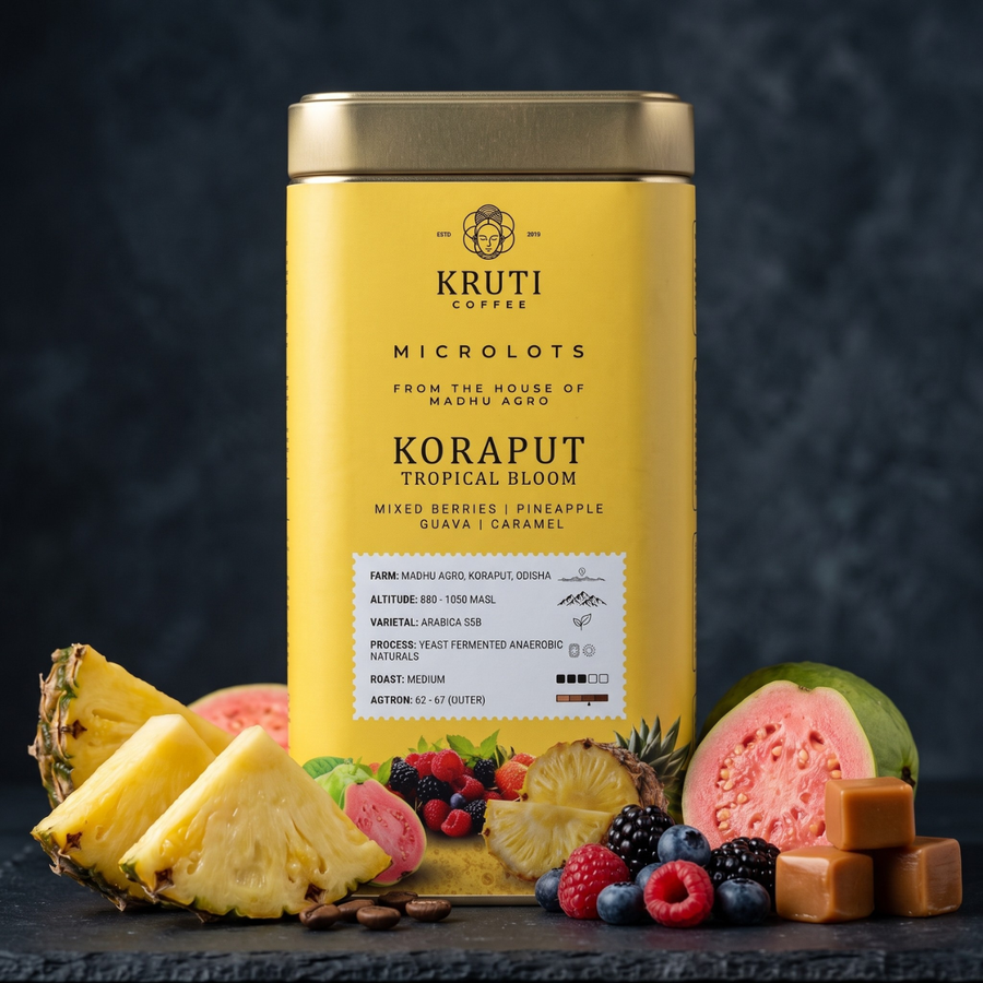 Koraput Tropical Bloom 250gms | Single Origin Microlot | From The House Of Madhu Agro