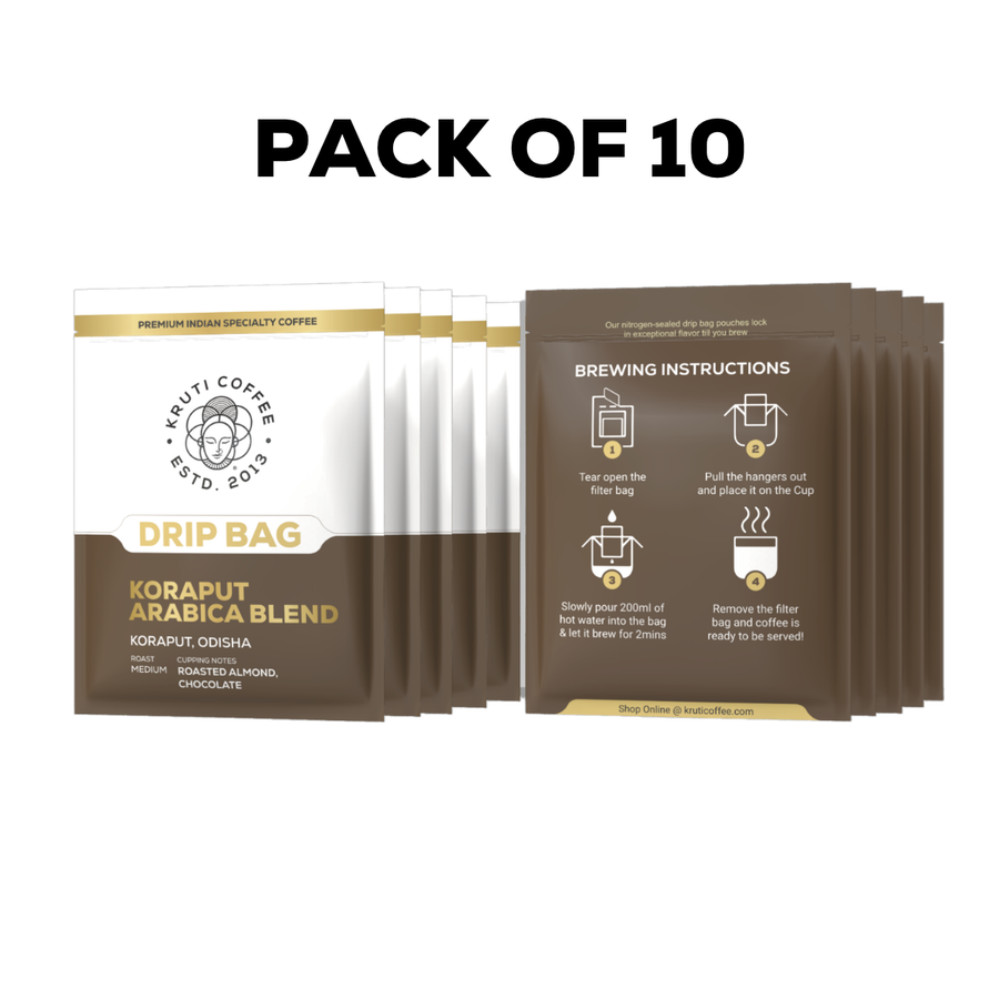 Koraput Arabica Blend Drip Bags | Pack Of 10 sachets