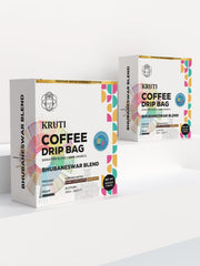 Bhubaneswar Blend Quick Brew Coffee Drip Bags: Pack Of 5