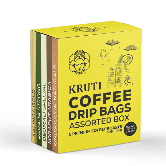 Assorted Drip Bags: Pack of 5 - Kruti Coffee