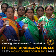 Kruti Coffee - Premium South Indian Filter Coffee Blend, Dark Roast, 250 Gm