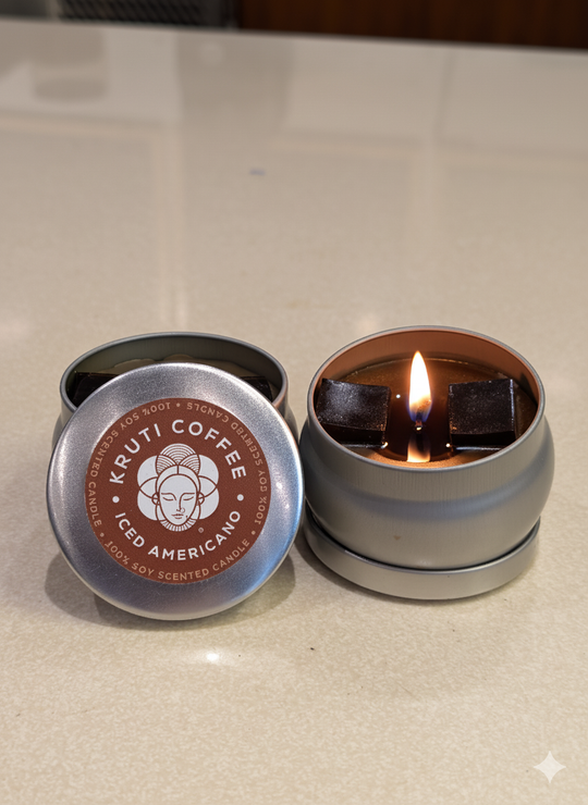 Iced Americano 100% Soy Scented Coffee Candles || Burns for 34hrs