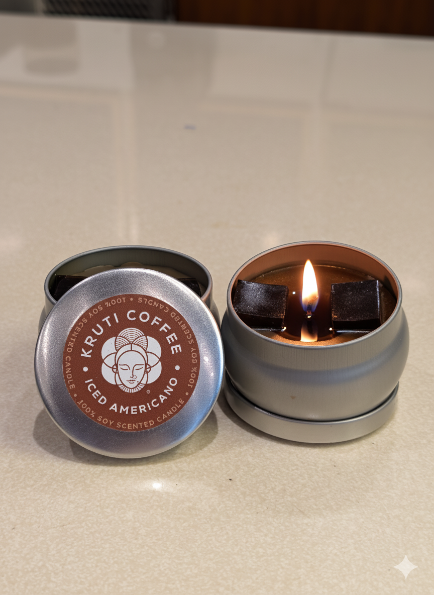Iced Americano 100% Soy Scented Coffee Candles || Burns for 34hrs