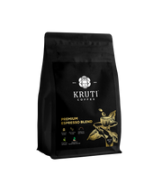 Kruti Coffee - Premium Espresso Blend( Premium Quality, Rich Flavour Profile, Medium-Dark Roast, 1 KG)