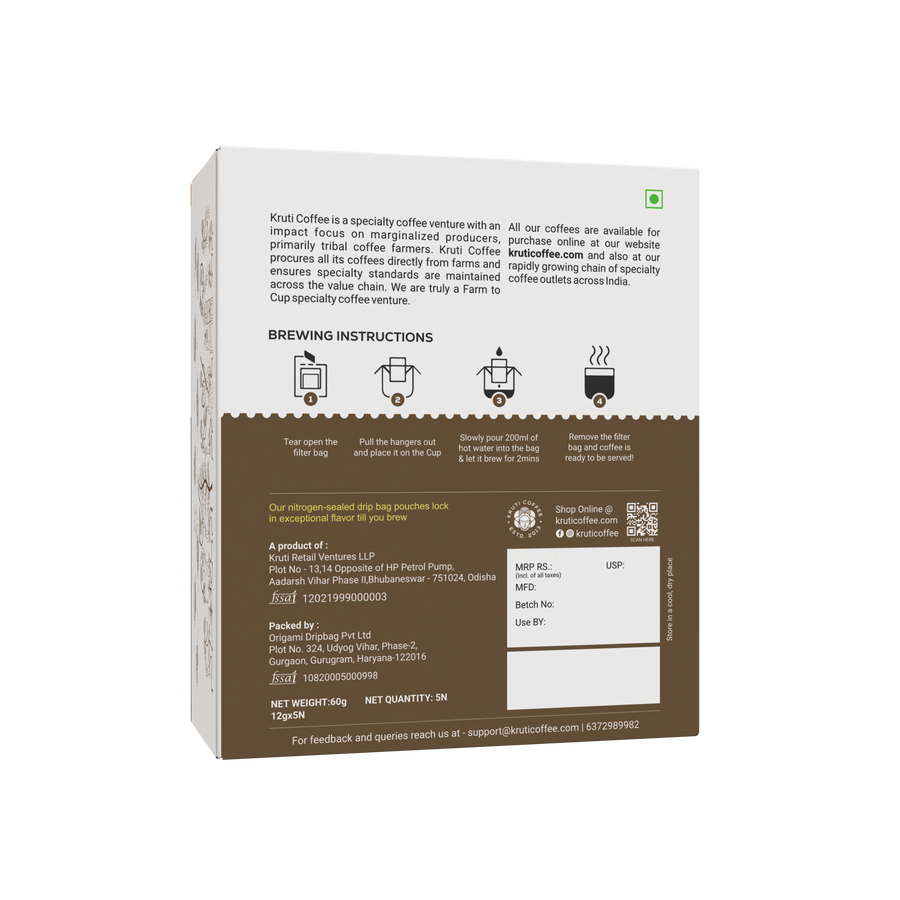 Koraput Arabica Blend Drip Bags | Pack Of 5