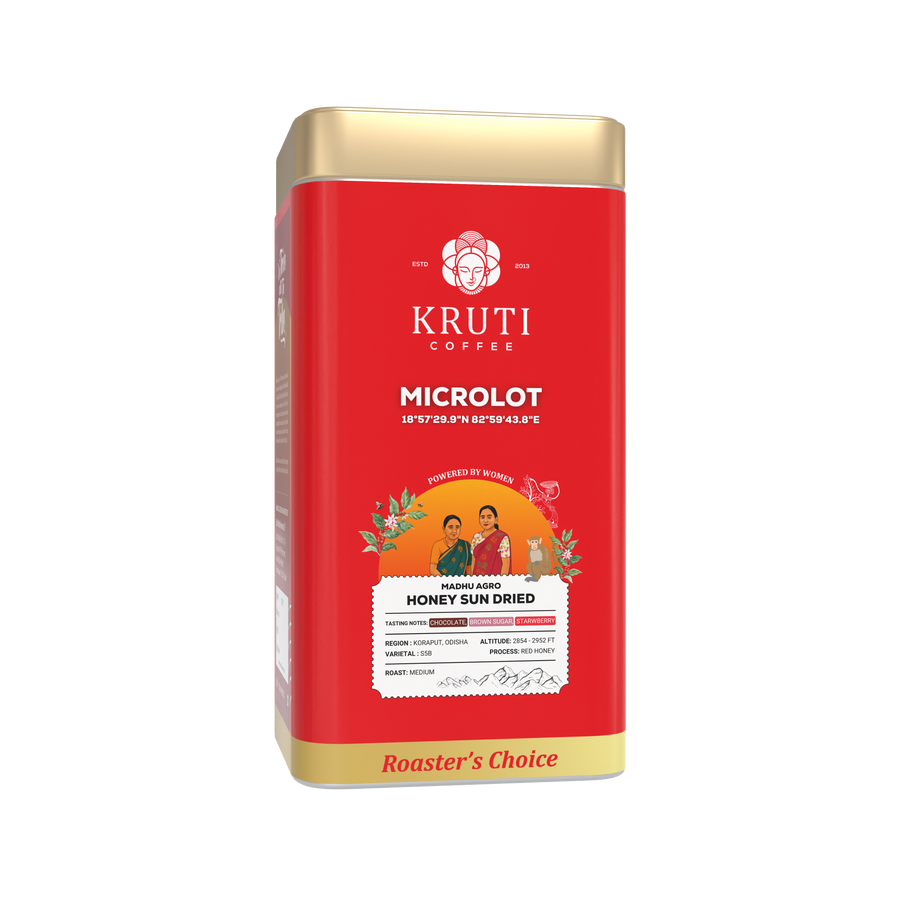 Madhu Agro Honey Sundried | Single Origin Microlot | Koraput | Medium Roast | 250 G