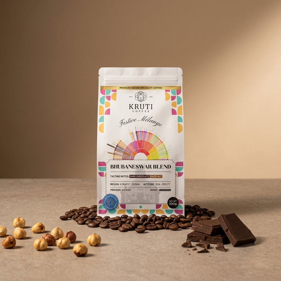 Bhubaneswar Blend Trial Pack | Signature Blend | 100 G Whole Beans