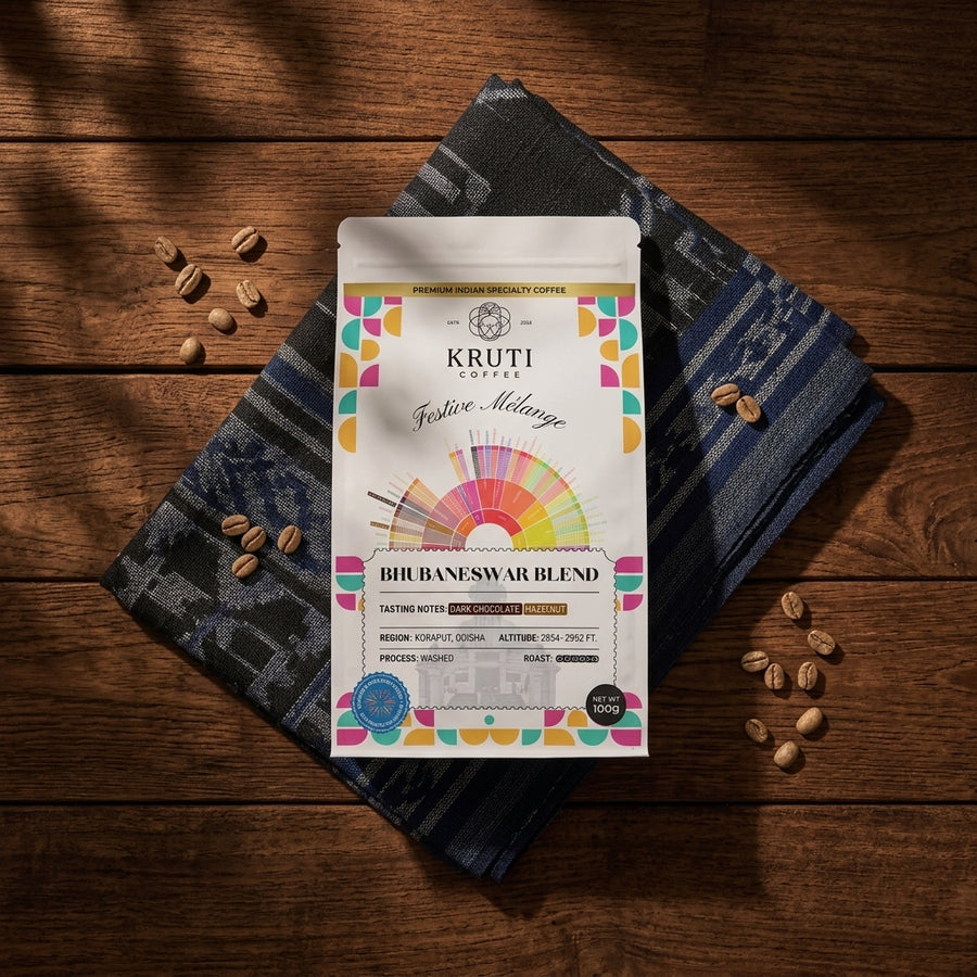 Bhubaneswar Blend Trial Pack | Signature Blend | 100 G Whole Beans