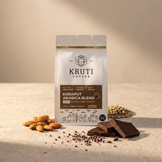 Koraput Arabica Blend Trial Pack | Signature Blend | 100 G Whole Beans