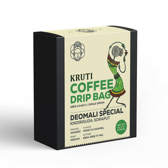 Kruti Deomali Special Dip Bag | Medium Roast - Kruti Coffee