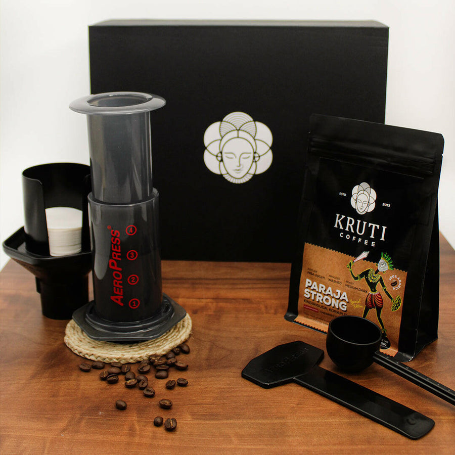 Kruti Coffee - Starter Brewing Kit - Classic Aeropress