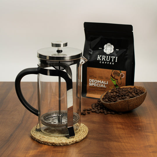 Kruti Coffee - Starter Brewing Kit - French Press