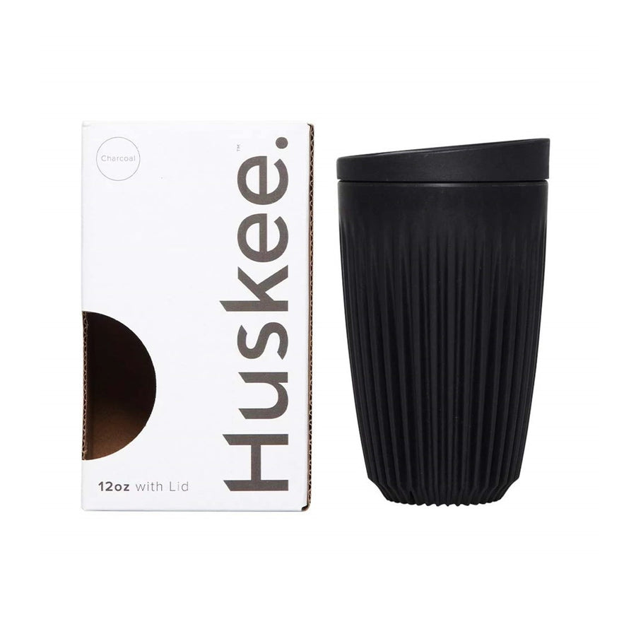 Huskee Cup with Lid (Charcoal)
