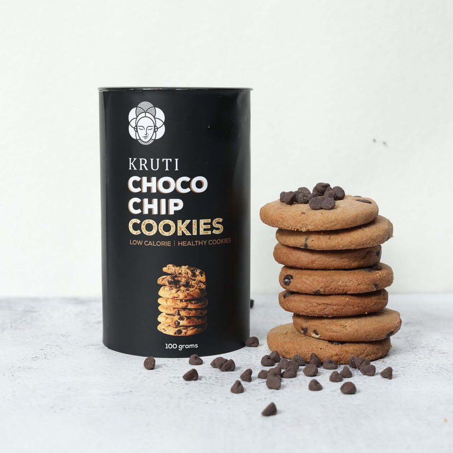 Handmade Lowcalorie Choco Chip Cookies Crunchy & Tasty